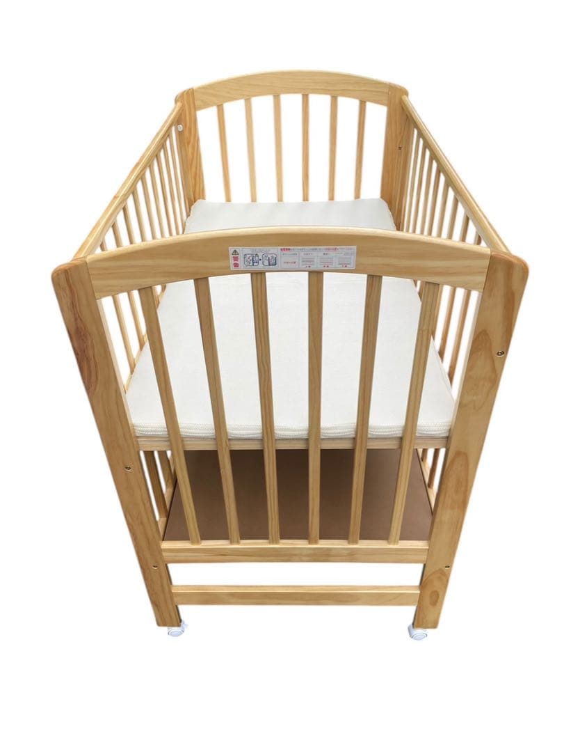 KATOJI カトージ ハイポジションベビーベッド アーチ マットレス付き