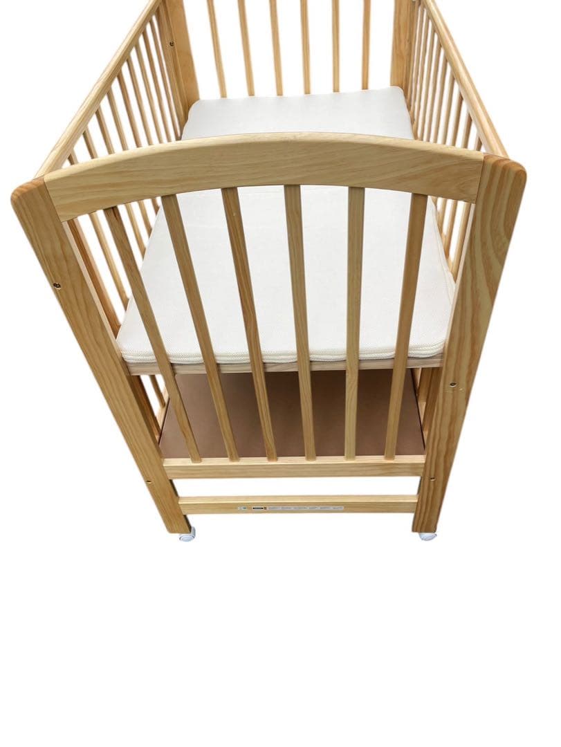 KATOJI カトージ ハイポジションベビーベッド アーチ マットレス付き