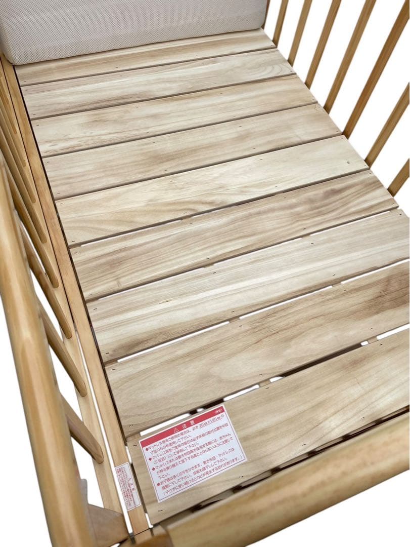 KATOJI カトージ ハイポジションベビーベッド アーチ マットレス付き