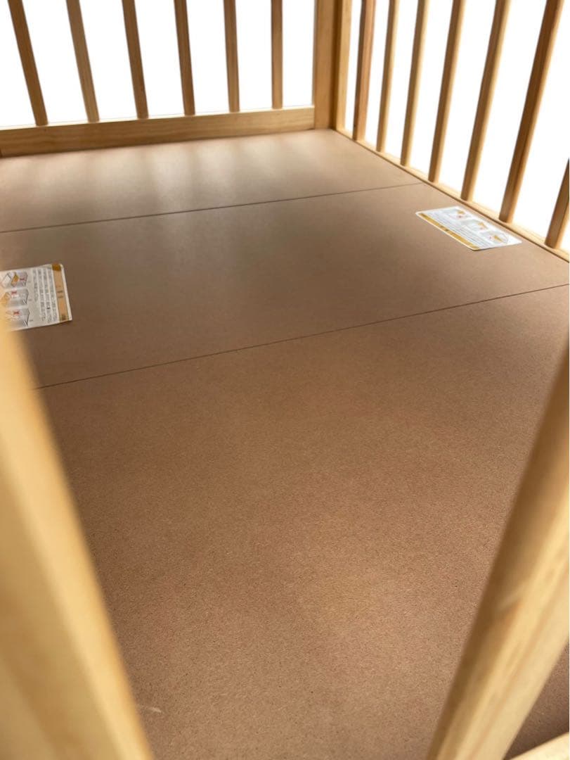 KATOJI カトージ ハイポジションベビーベッド アーチ マットレス付き