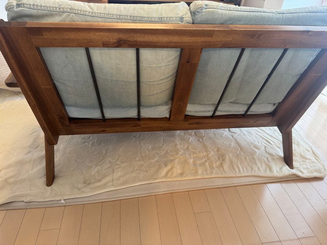 unico SWELLAスウェラ　2人掛けデニムソファー