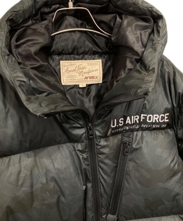 【sabuken55】AVIREX US AIR FORCE ダウン 迷彩