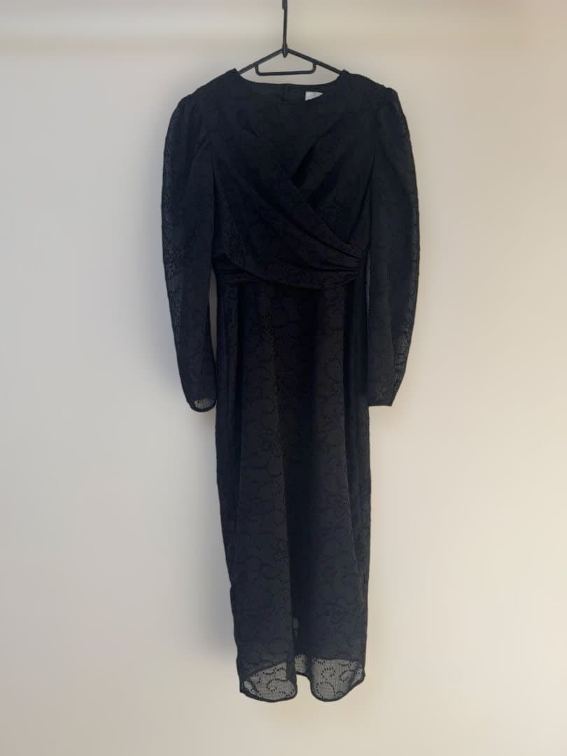 Knuth Marf back open sheer dress Sサイズ