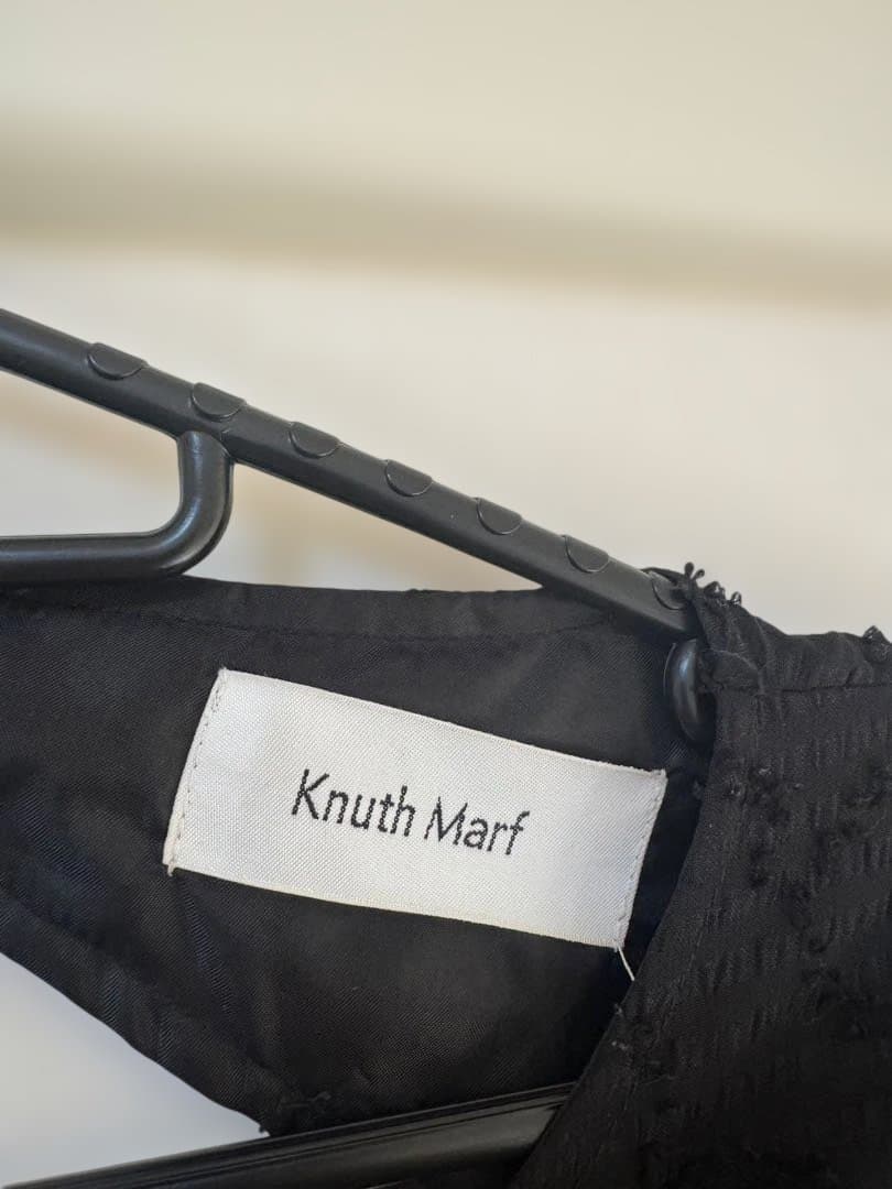 Knuth Marf back open sheer dress Sサイズ