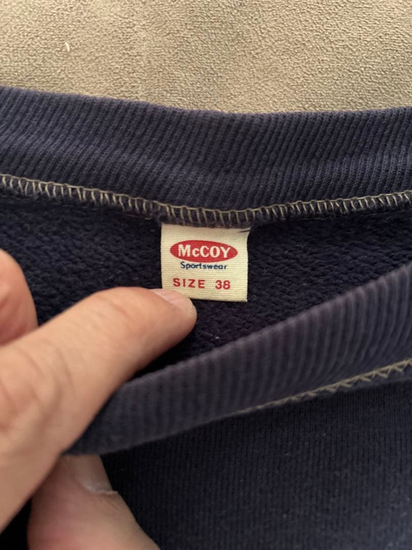 ア*モ様 90s ヴィンテージ　旧リアルマッコイズ　マッコイスポーツ　ナス紺　ス