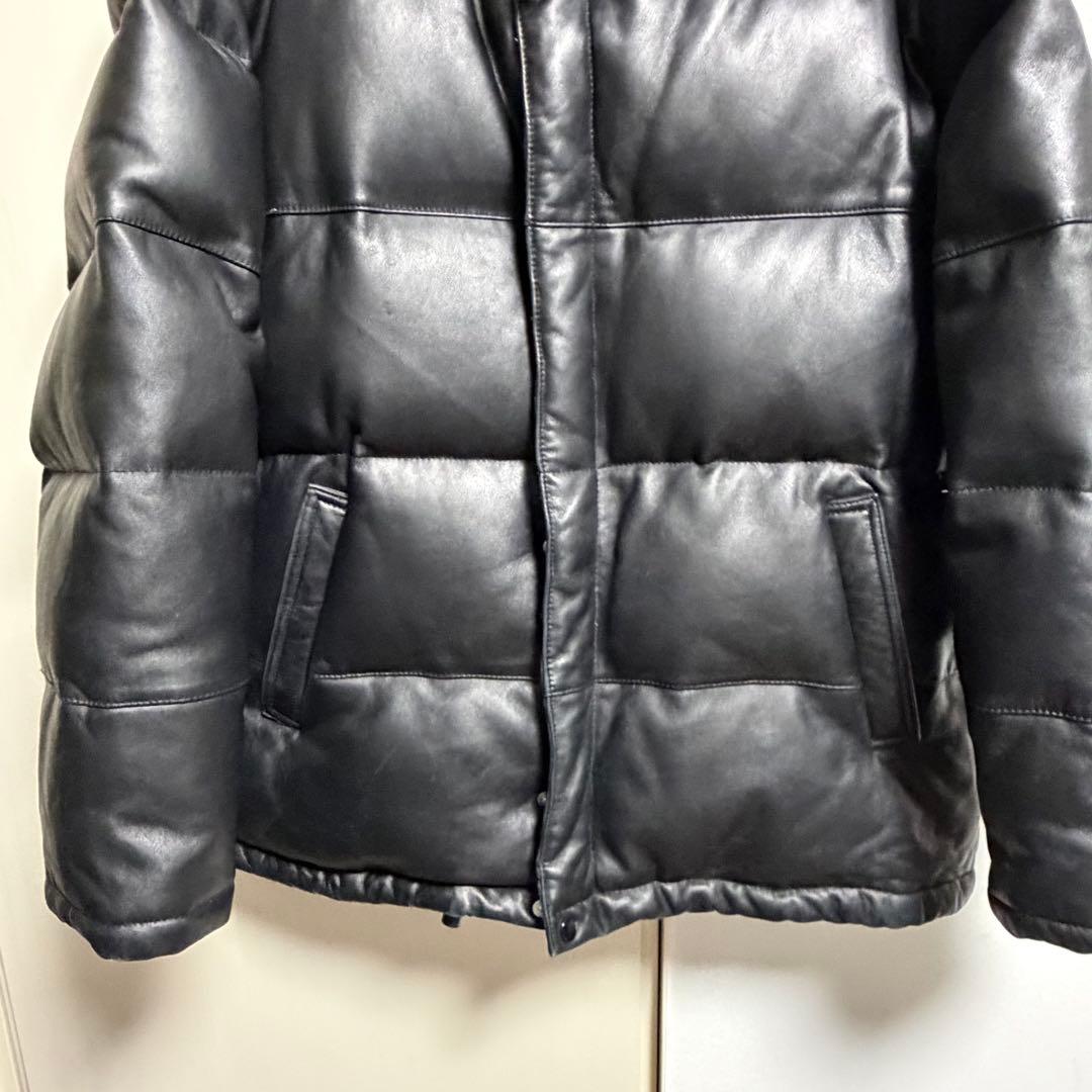 アヴィレックス の本革レザーダウンジャケット