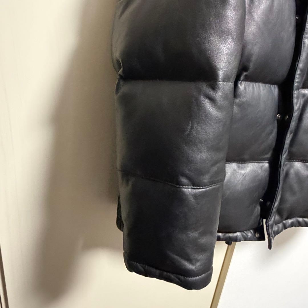 アヴィレックス の本革レザーダウンジャケット