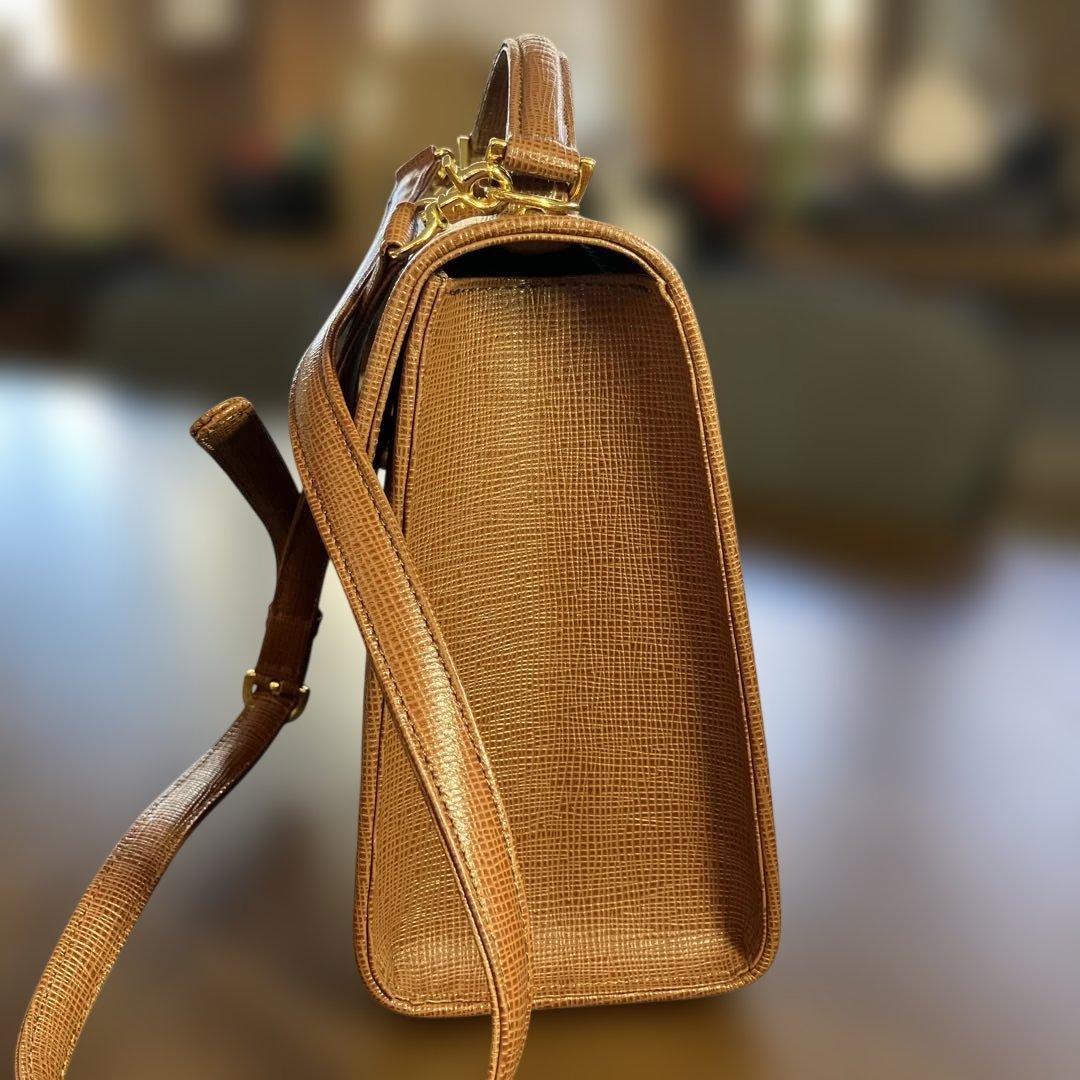 サ2511-2019 クレージュ ハンドバッグ ショルダーバッグ レザー