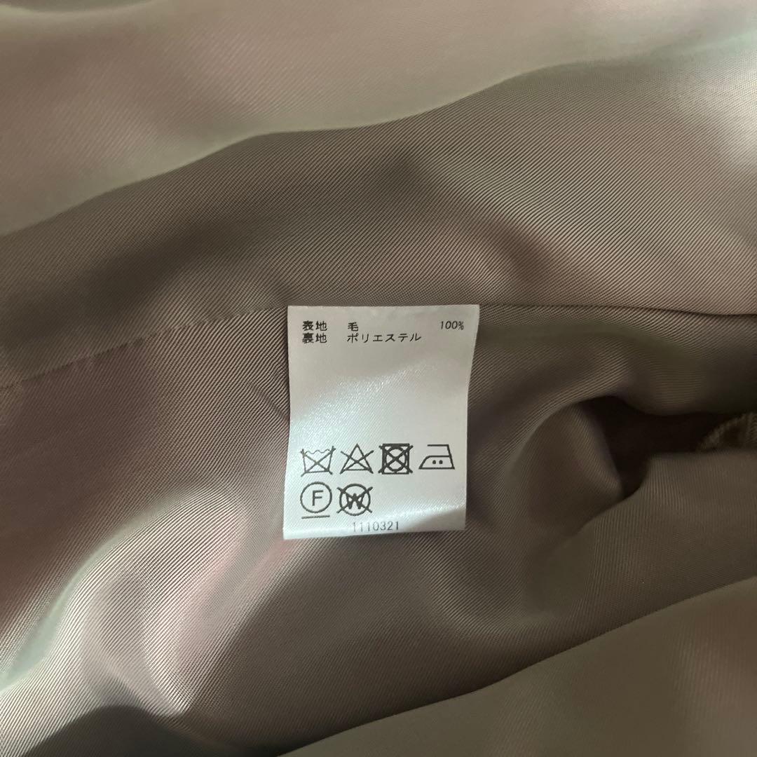 キース　ベージュハーフコート ウール　Mサイズ