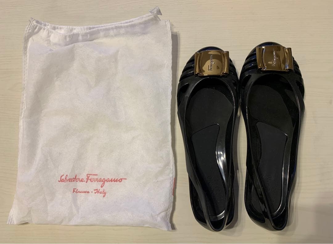 ニム　‼️ フェラガモ ラバーシューズ 10 ２点おまとめ