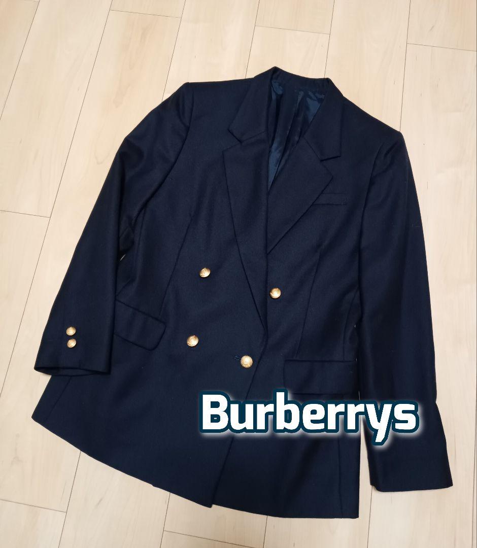 Burberrys 　金ボタン ダブル ジャケット　紺ブレ 160A　訳あり