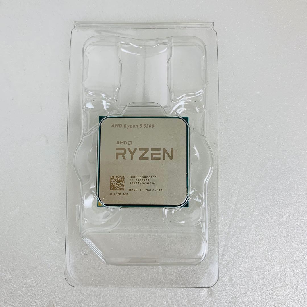 AMD Ryzen 5 5500 CPU 新品未使用