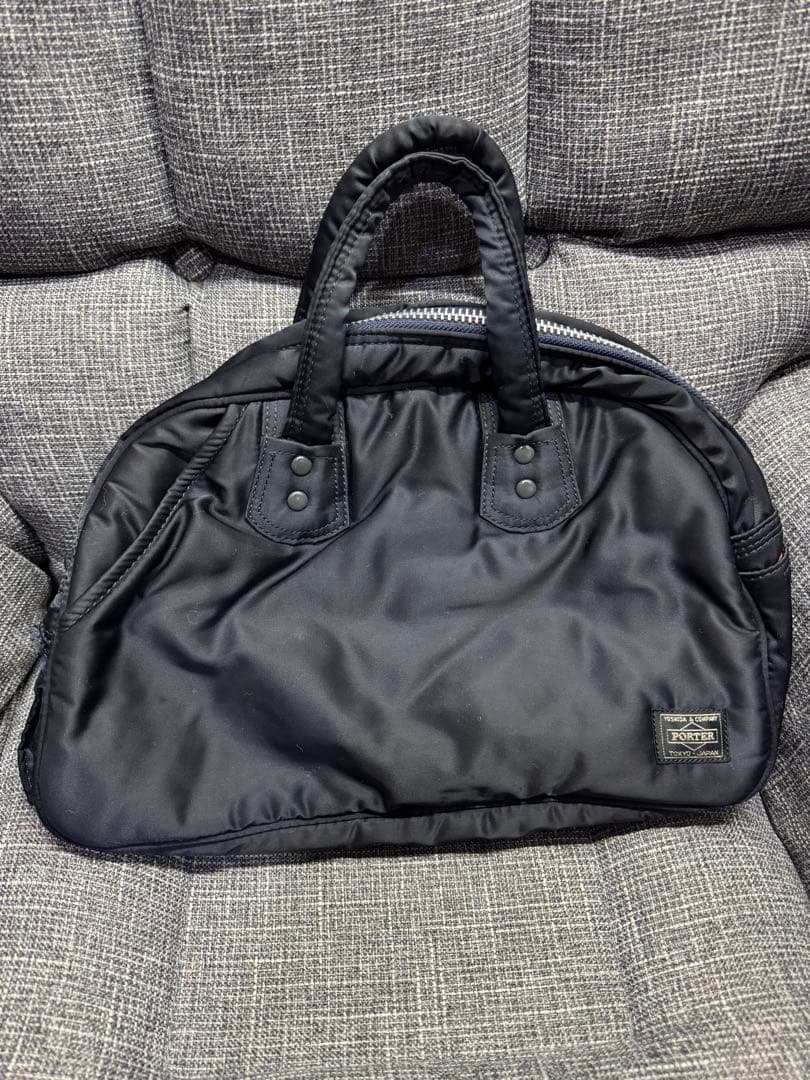 HEAD PORTER ミニボストン バッグ タンカー 濃紺 ヘッドポーター