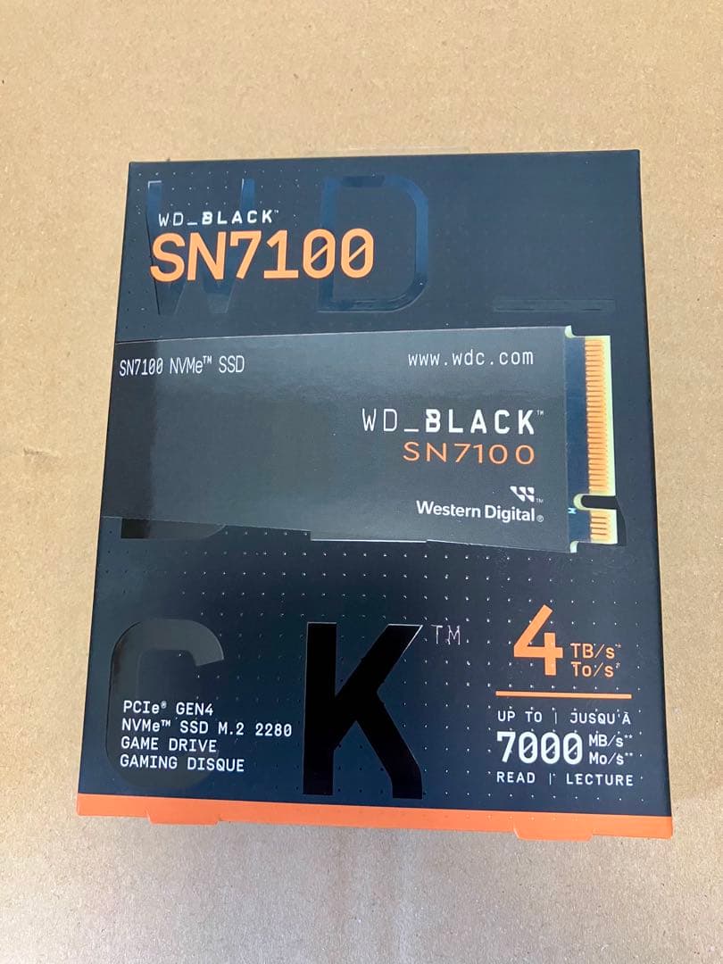 【未開封・新品】Western Digital 4TB SN7100