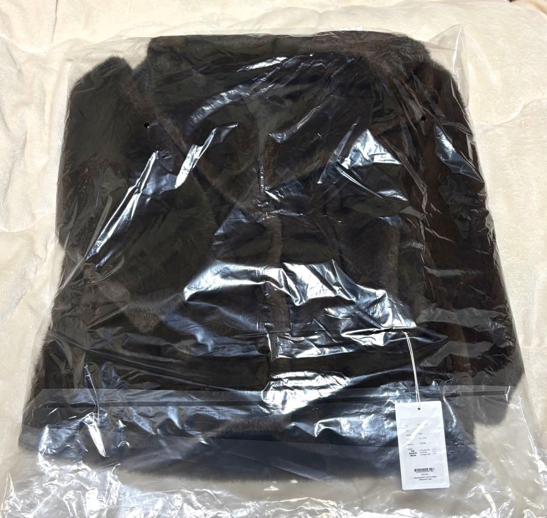 anuke / 新品・未使用 Eco Minkfur Jacket BRN 36
