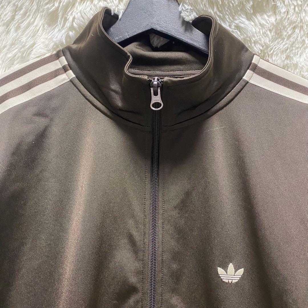 adidas アディダス ベッケンバウアー トラックトップ ブラウン　Lサイズ
