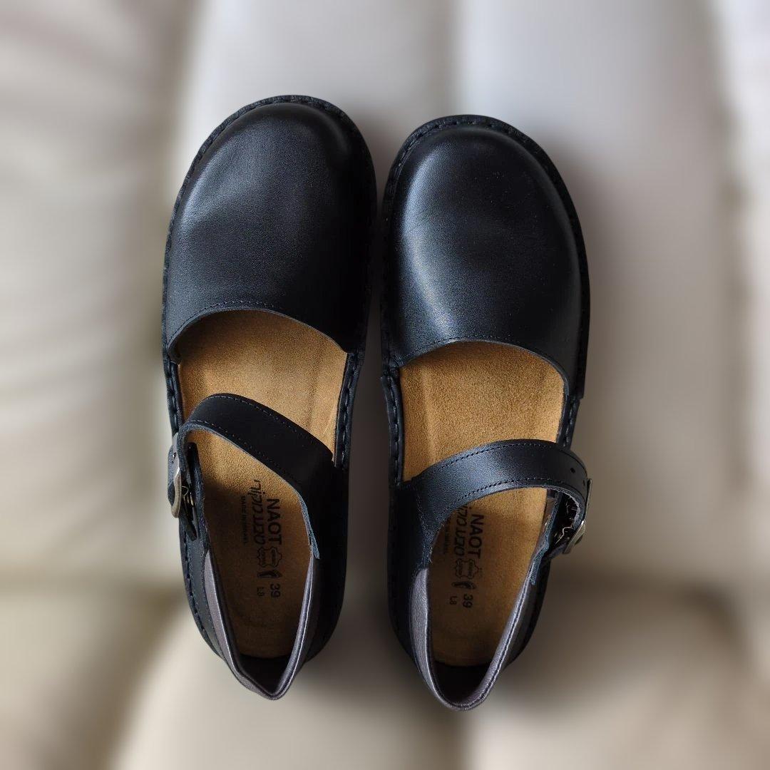 【室内試着のみ】NAOT OLGA（ナオト オルガ） サイズ39 黒 箱あり