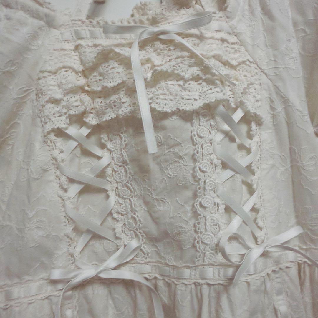 はわせドールワンピース　白　ロリィタ　ベイビーザスターズシャインブライト