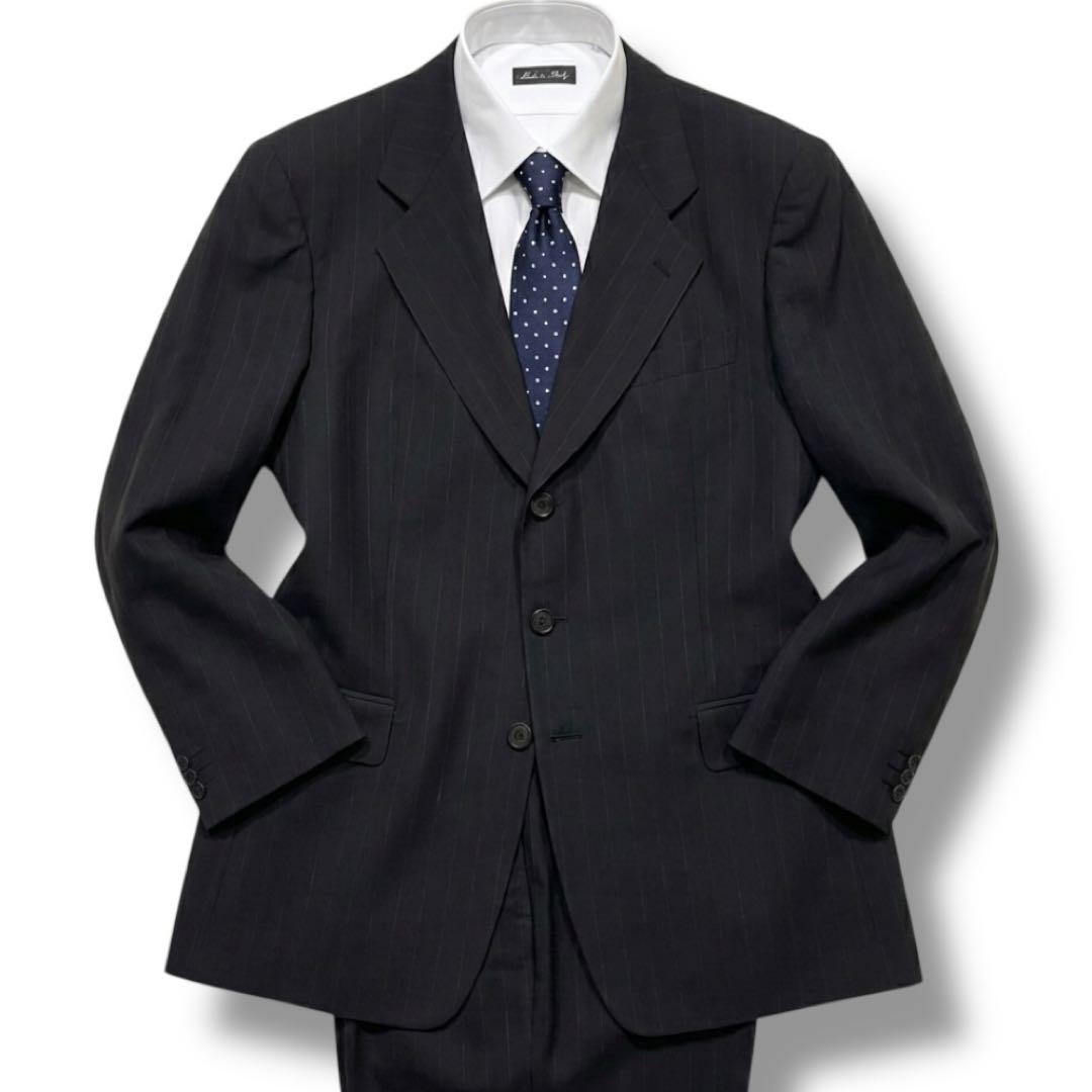 寿*司様 ジョルジオアルマーニ イタリア製 春夏 上質ウール スーツ セットアッ