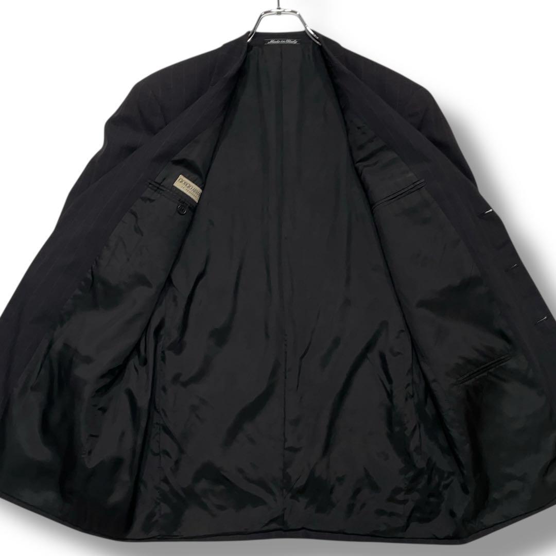 寿*司様 ジョルジオアルマーニ イタリア製 春夏 上質ウール スーツ セットアッ