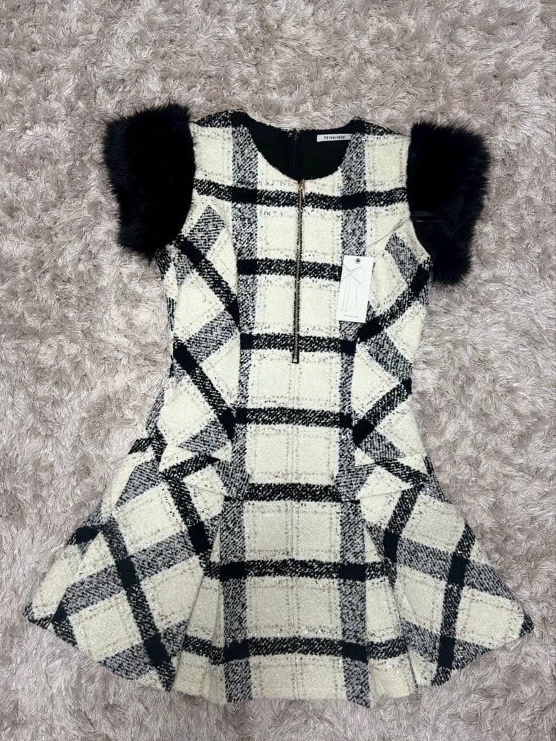 M me eme メゾンツイードミニワンピース　エムミーエメ