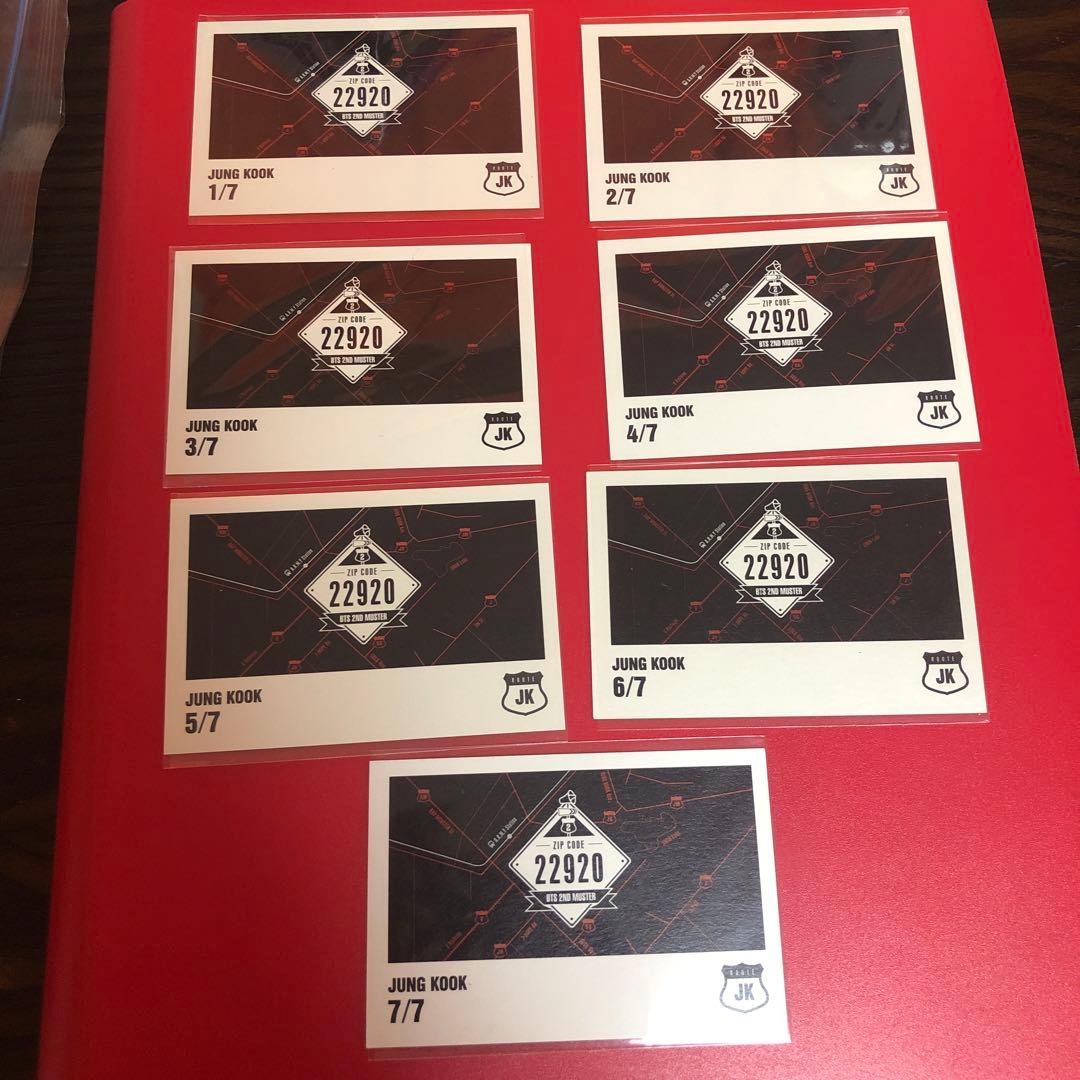 BTS 2ND MUSTER ミニフォト ジョングク コンプ