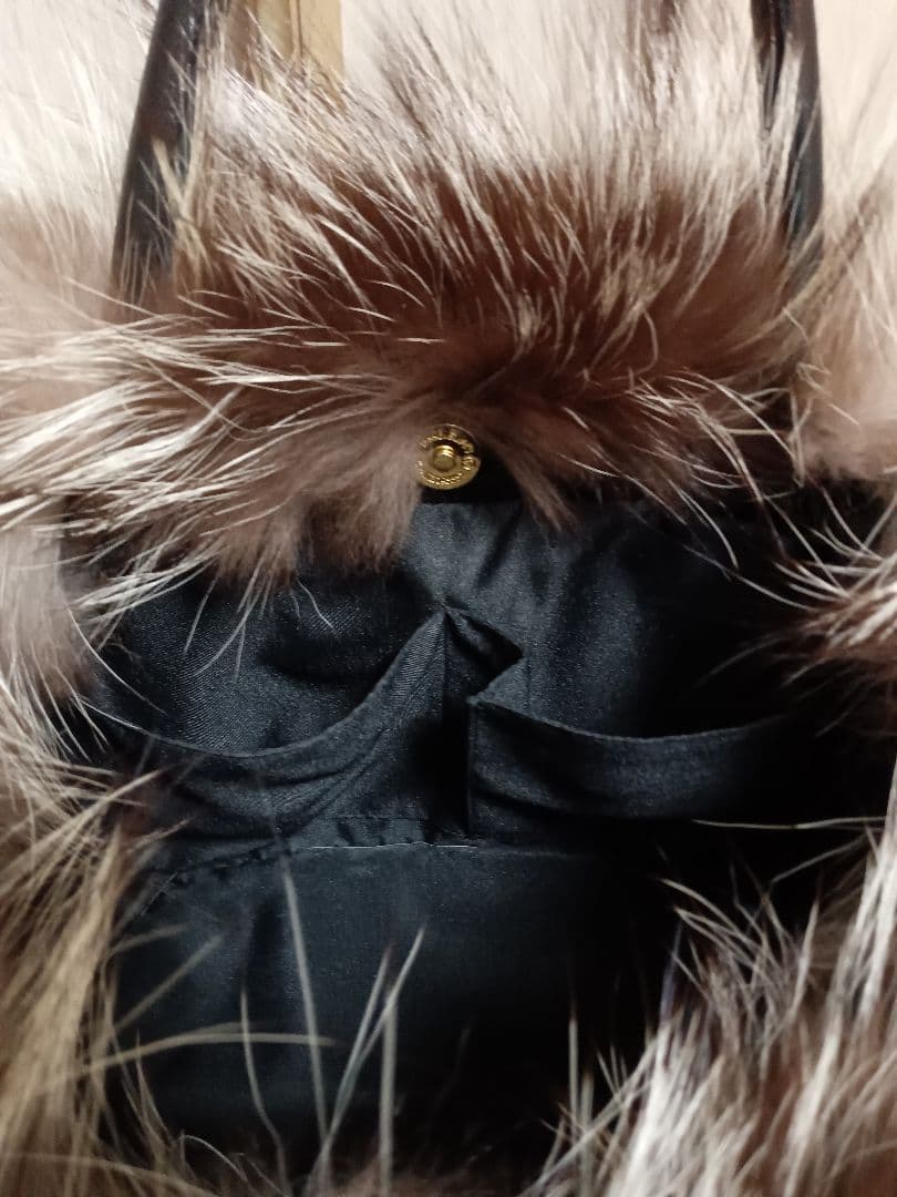 ♦【ちいさん】【UPCYCLE×FUR…】ファー バッグ ¥10,000