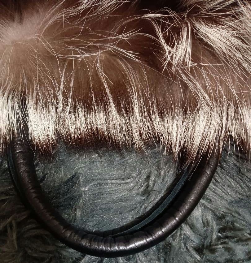 ♦【ちいさん】【UPCYCLE×FUR…】ファー バッグ ¥10,000