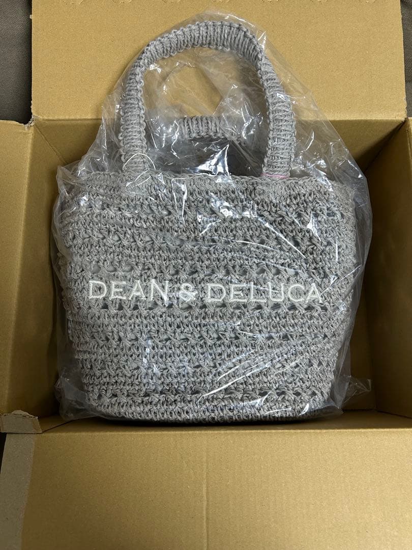 DEAN ＆ DELUCA × BEAMS / クロッシェバスケットバッグ S