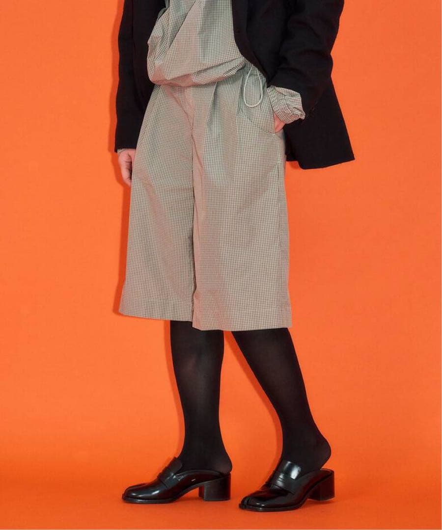 [THE MOOD] ショートパンツ　グリーン38