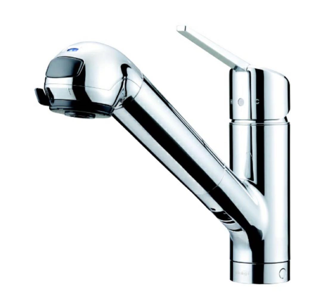 タカギ 蛇口一体型浄水器スタンダード シングルレバー混合栓 ワンホール型