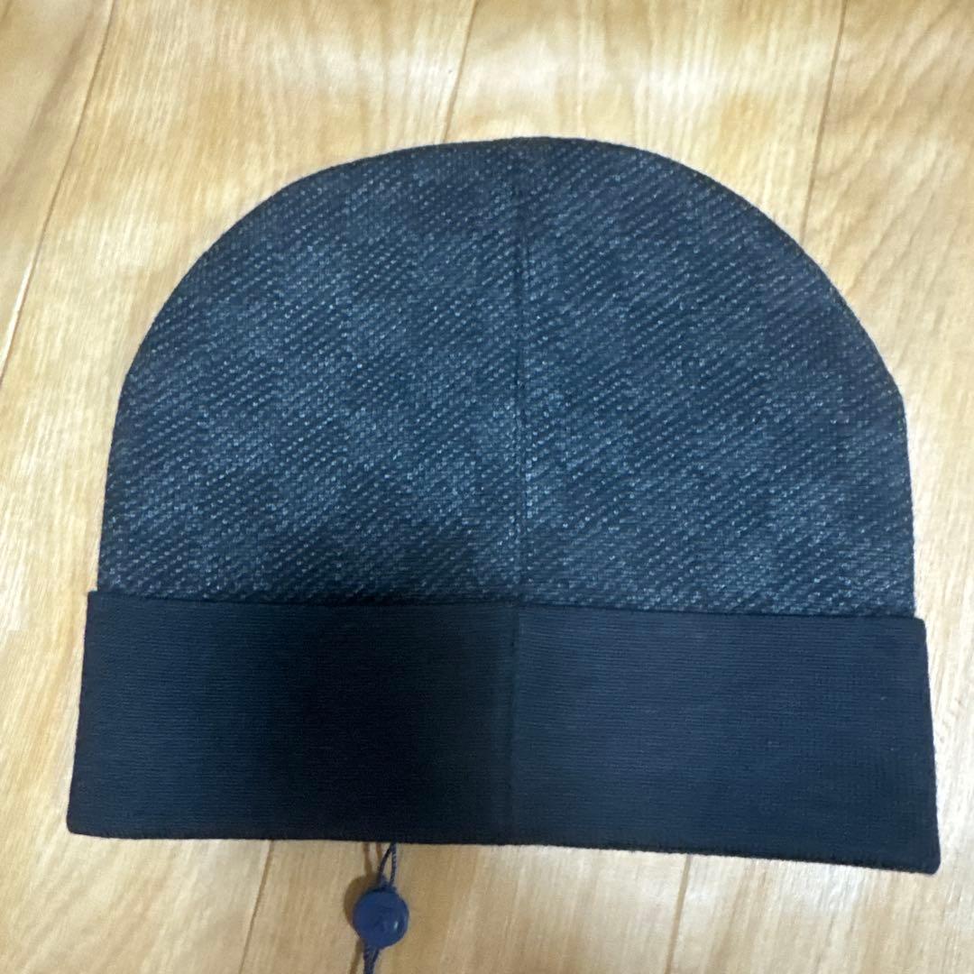 LOUIS VUITTON ニット帽 ダークグレー/ブラック