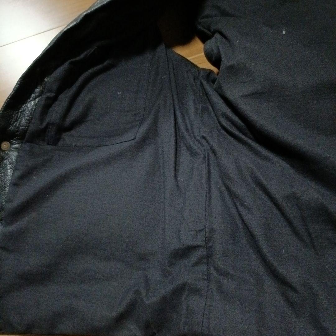 Nisus Hotel 黒 レザーダウンベスト