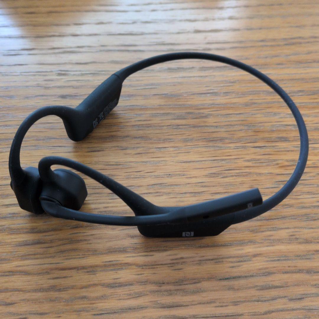 SHOKZ OPENCOMM 骨伝導イヤホン ブラック