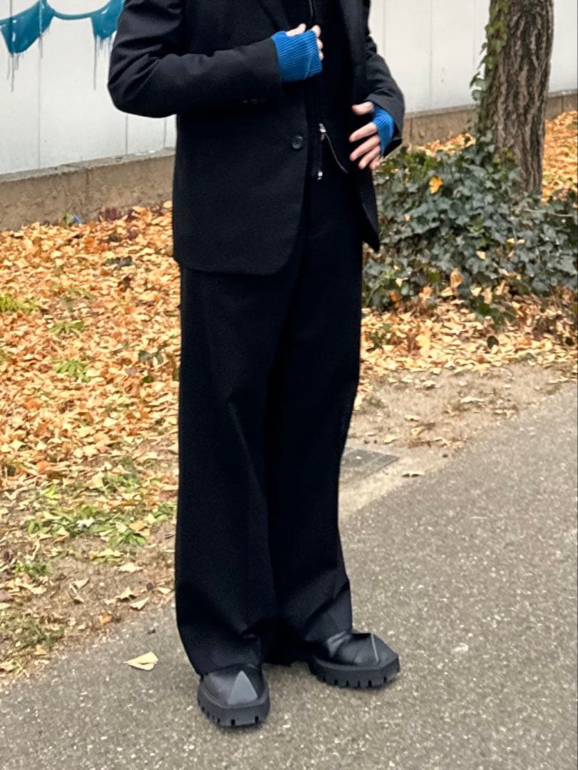 SUNSEA N.M THICKENED w/耳 STRAIGHT PANTS