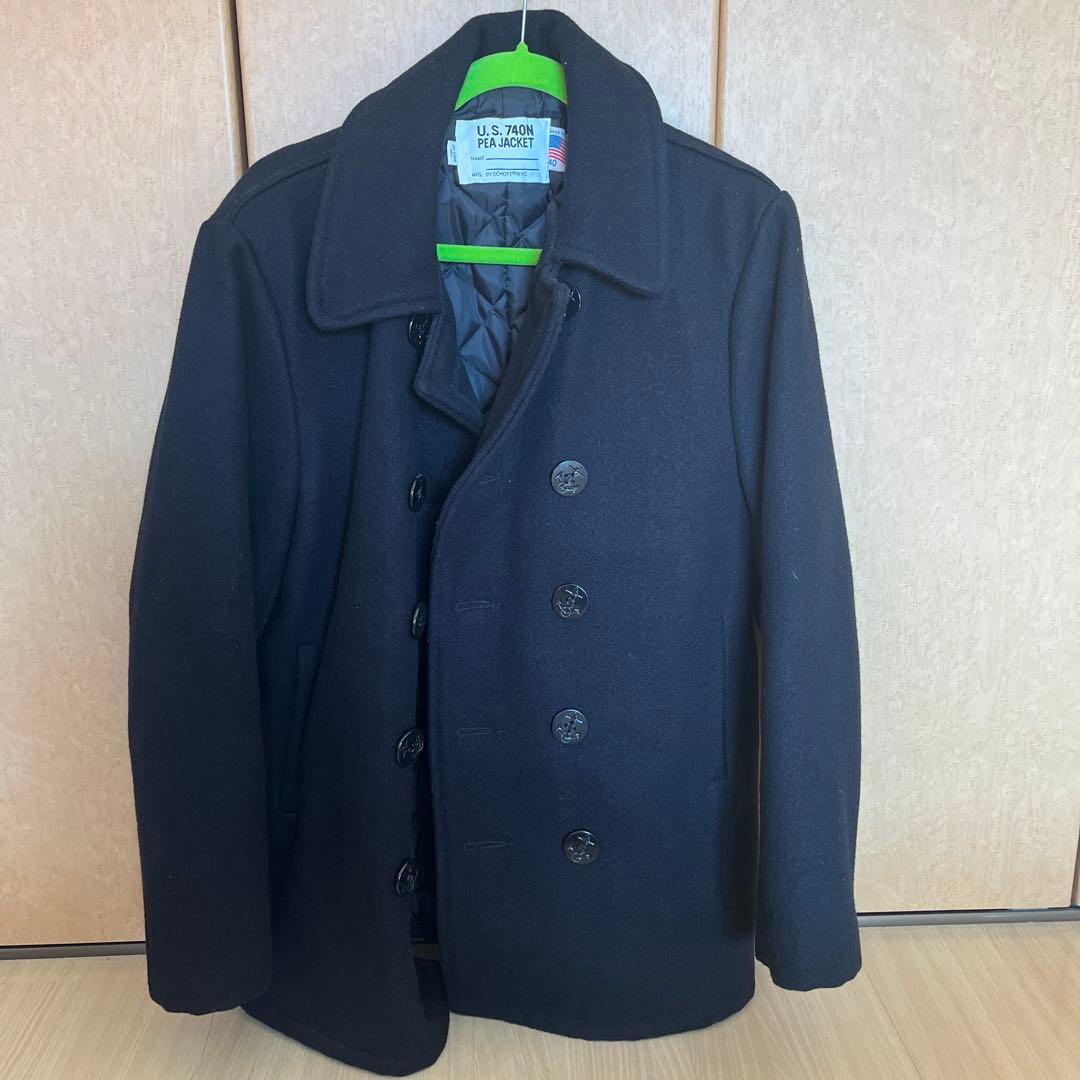 Schott NYC U.S. 740N Pea Jacket サイズ40