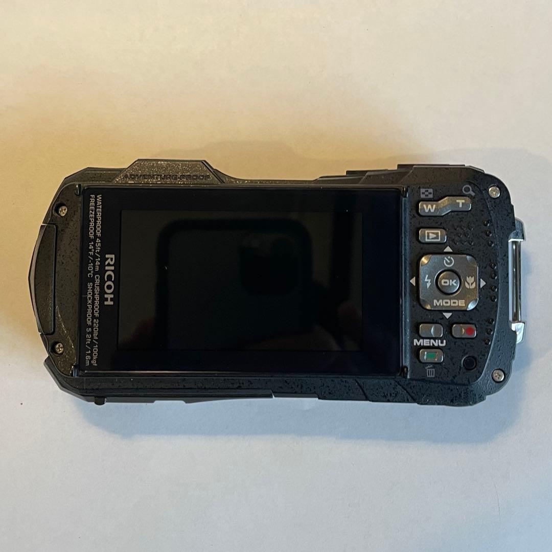 【保証残あり付属品完備】RICOH WG-70 オレンジ 本格防水耐衝撃デジカメ