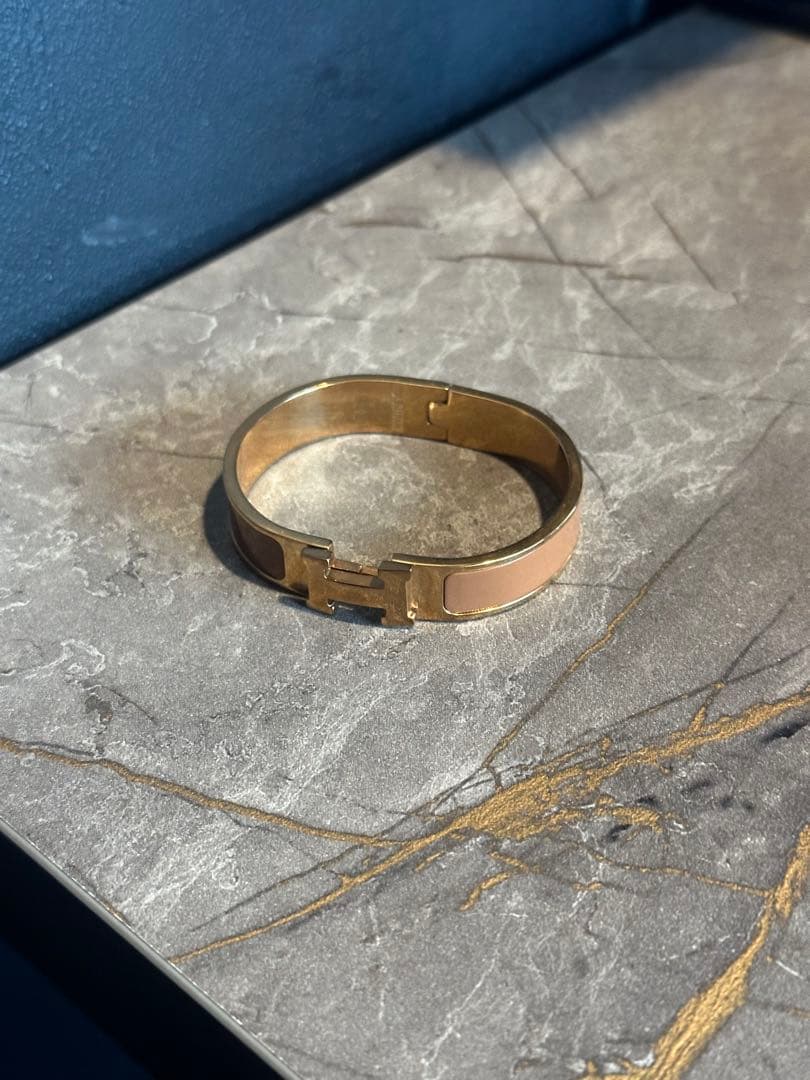 エルメスゴールド H型バングル