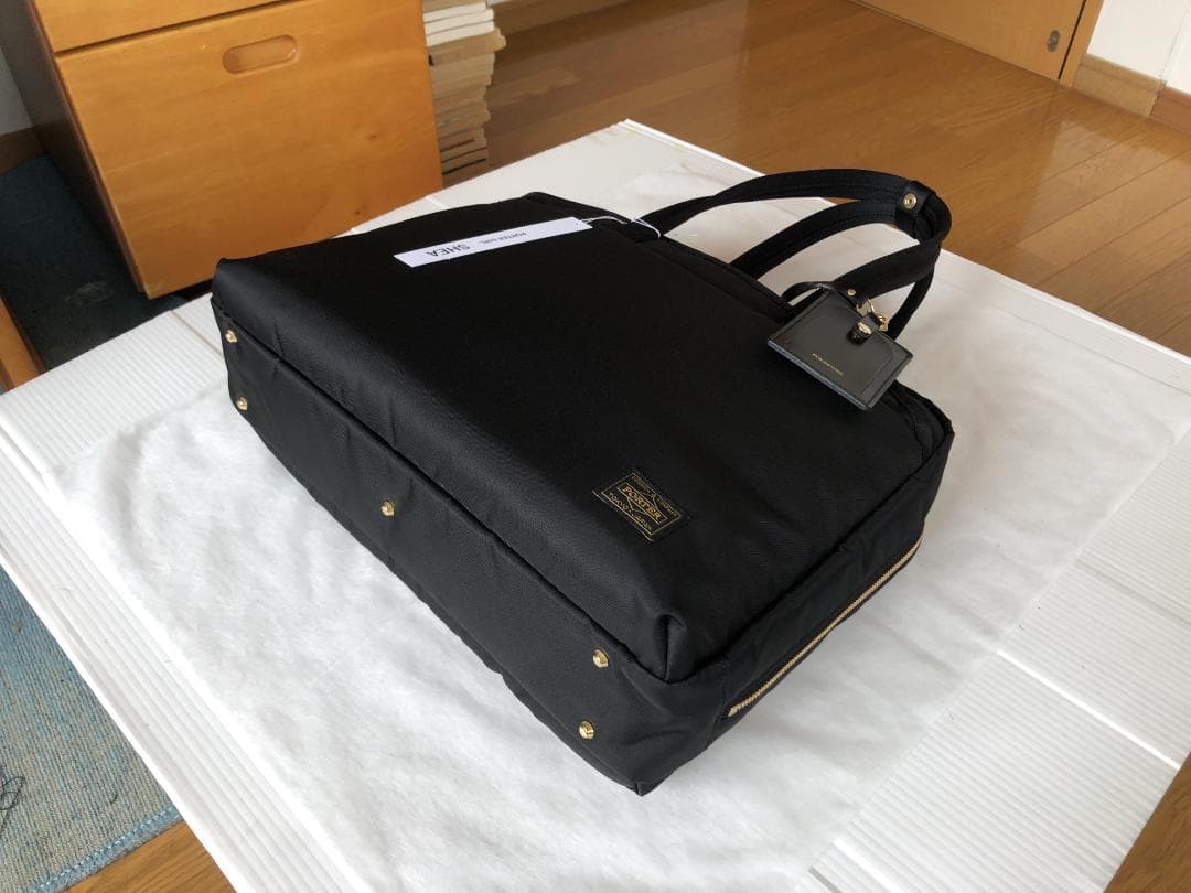 ポーター ガール シア トート バッグ ハンド　ブリーフ L タンカー　タンカー