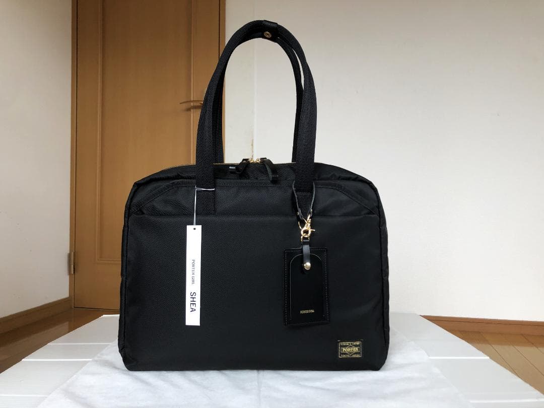 ポーター ガール シア トート バッグ ハンド　ブリーフ L タンカー　タンカー