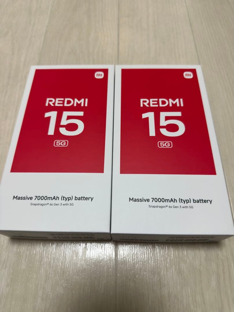 REDMI 15 5G 128GB TitanGray 未使用