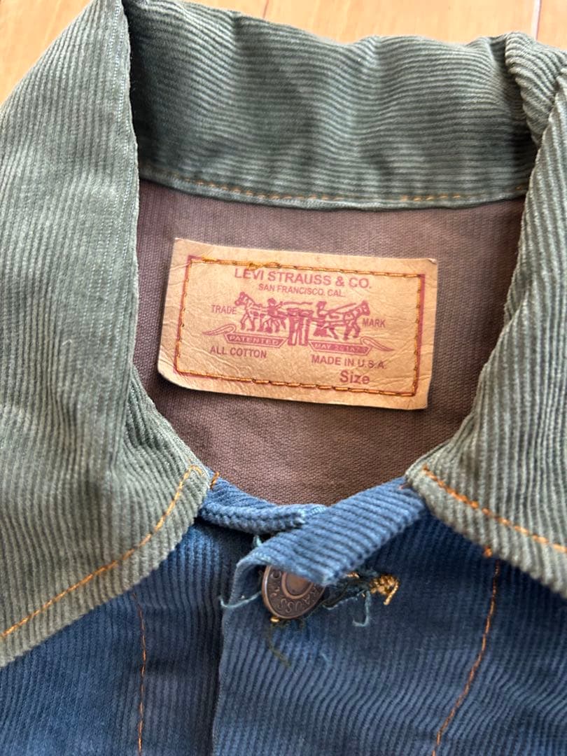 リーバイス　70505 マルチカラー コーデュロイ パ ジャケット