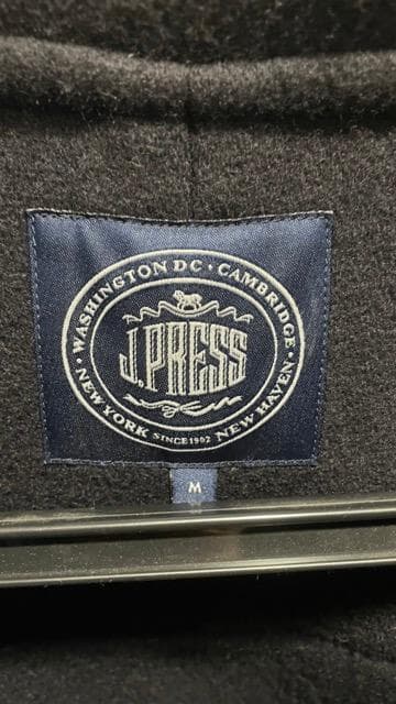 【美品】J.PRESS ダッフルコート M ネイビー
