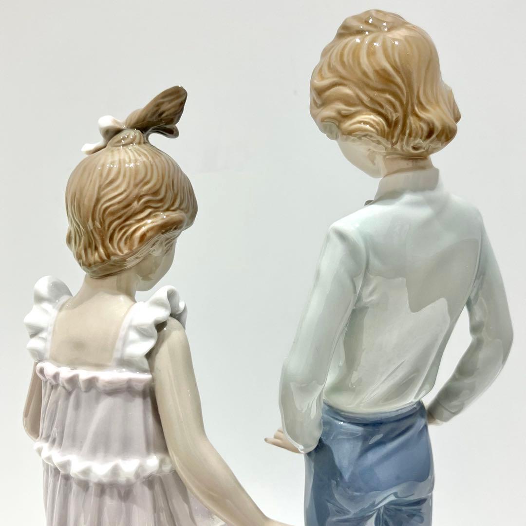LLADRO リヤドロ ワンツースリー 男の子 女の子 フィギュリン 5426
