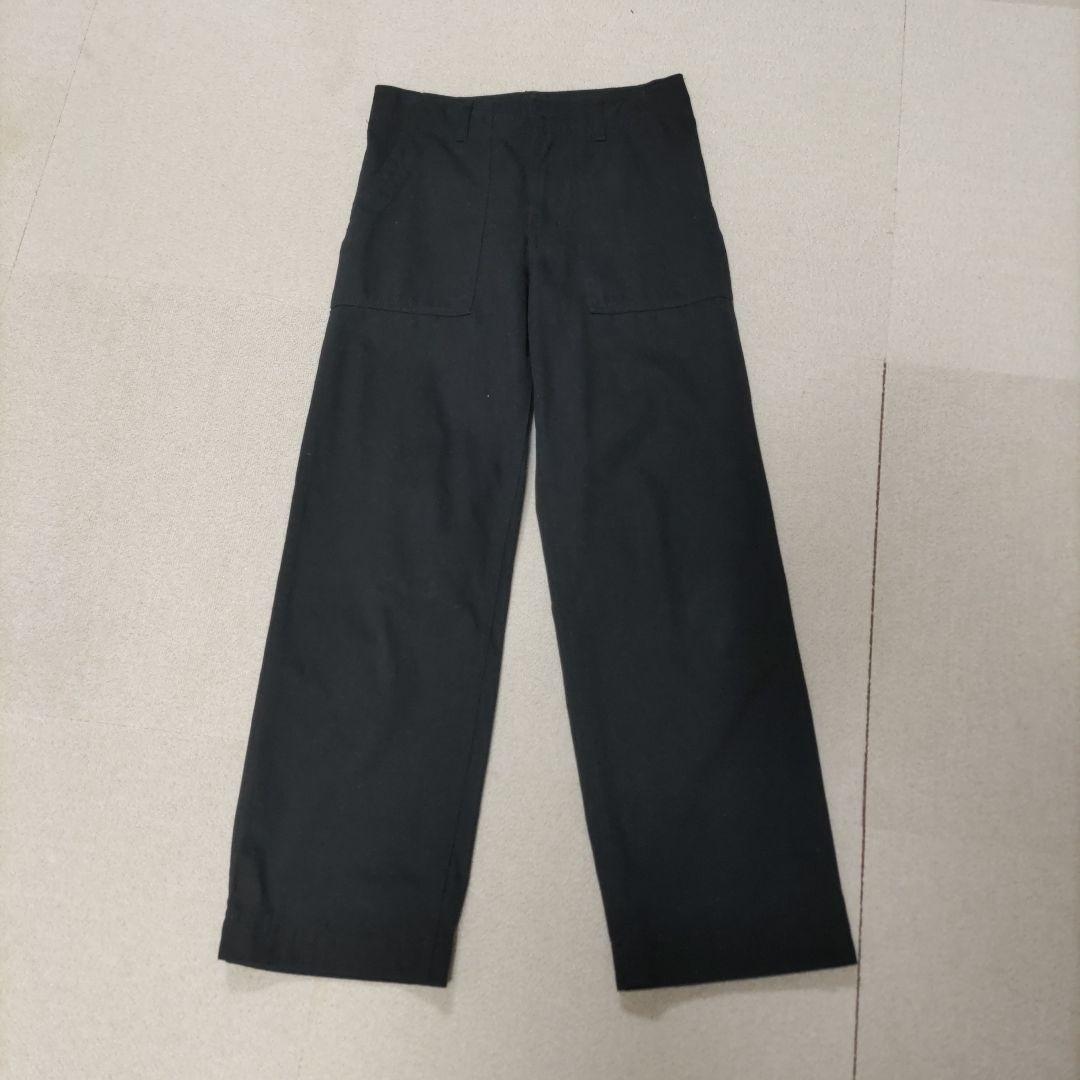 【美品】 スピックアンドスパン ルーズベイカーパンツ ブラック