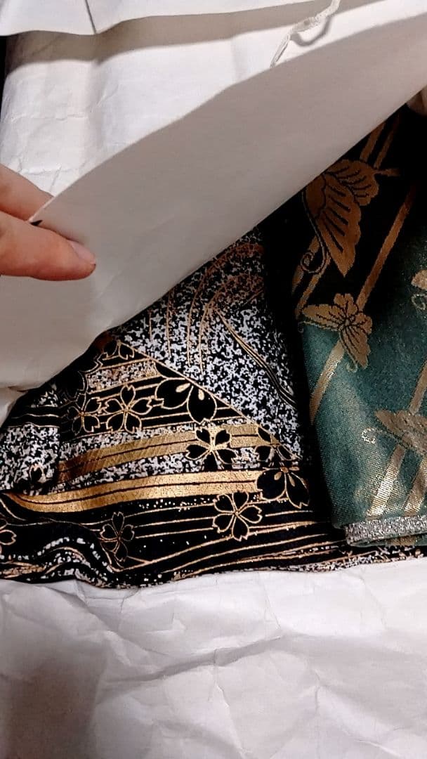 専用）振袖セット ゴールド シルバー ブラック 蝶