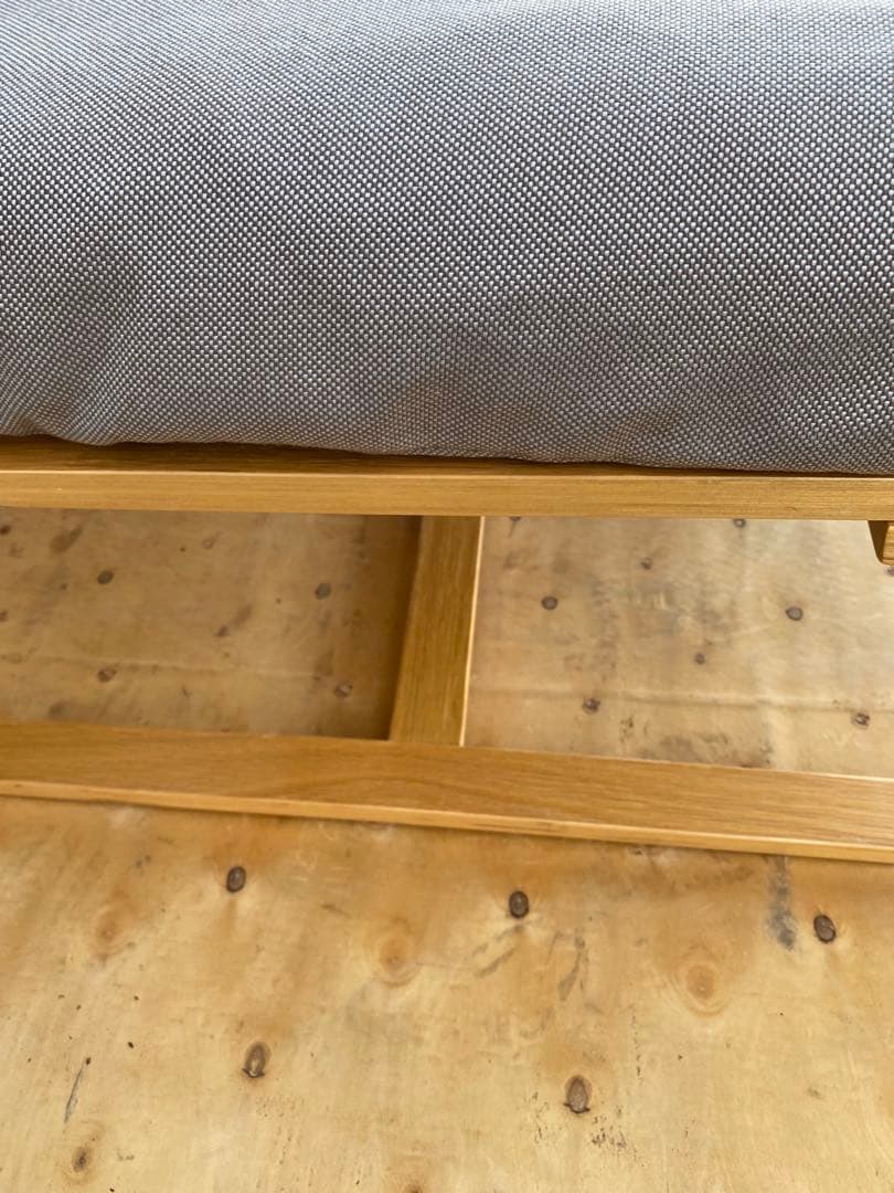 無印良品　リビングでもダイニングでもつかえるソファチェア・オーク材　1脚