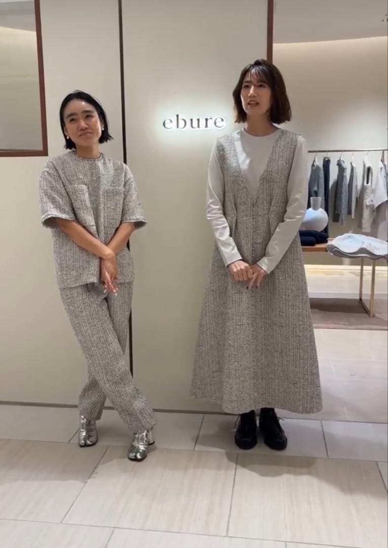 極美品✨️25SS　定価12万　東原亜希　エブール　ツイードジャンパースカート