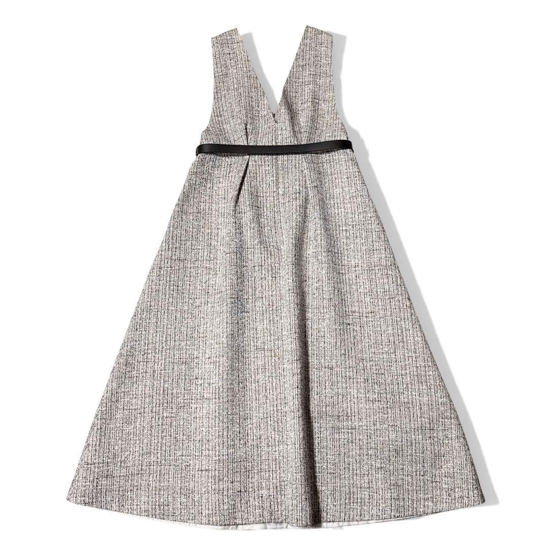 極美品✨️25SS　定価12万　東原亜希　エブール　ツイードジャンパースカート