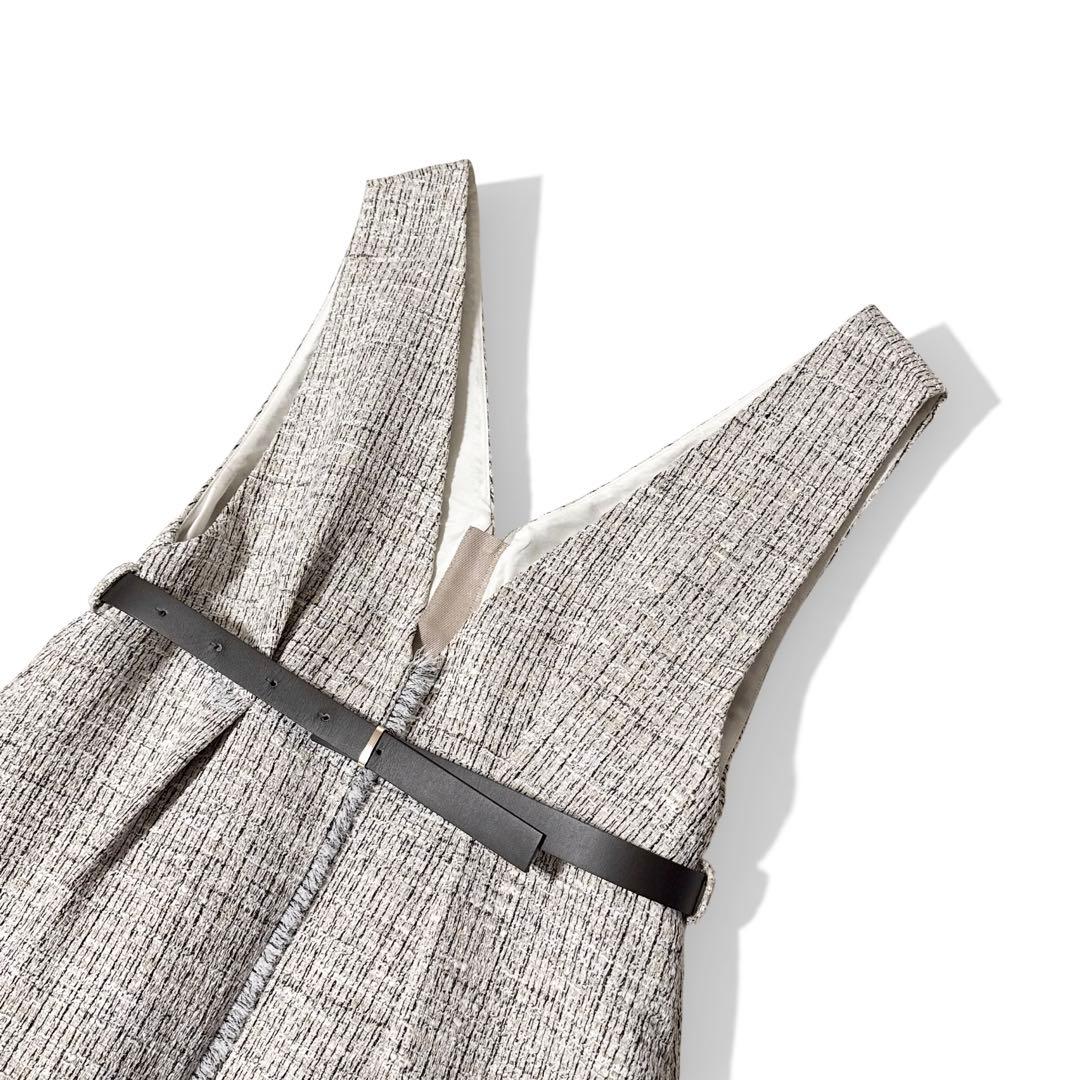 極美品✨️25SS　定価12万　東原亜希　エブール　ツイードジャンパースカート